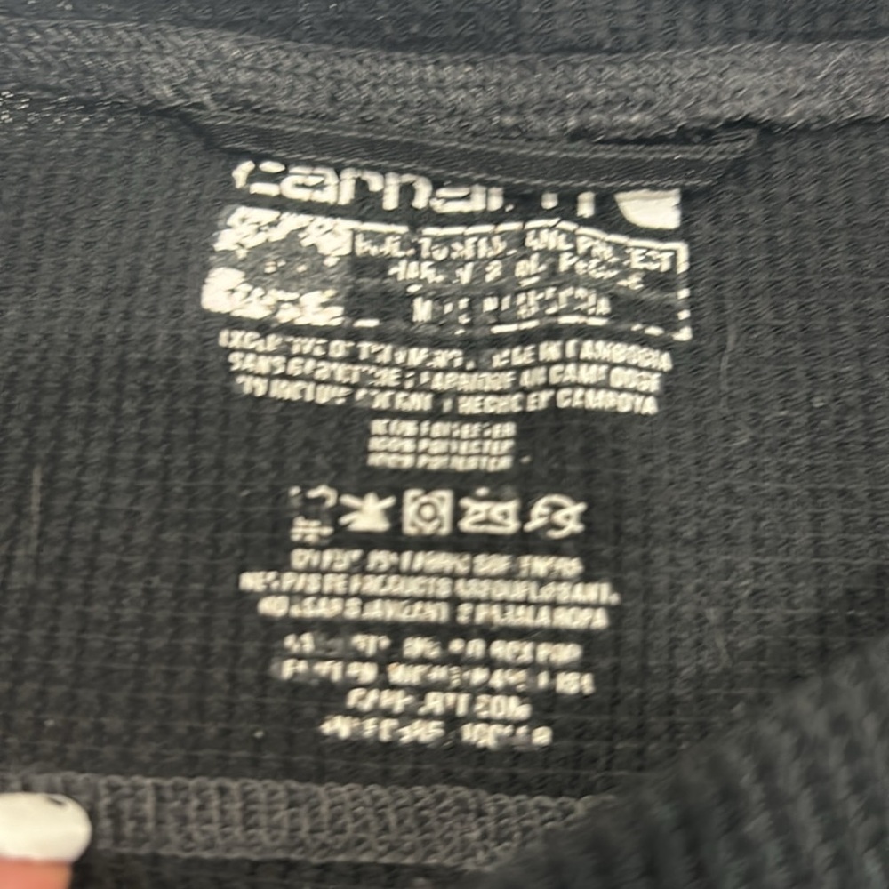 Carhartt Women’s Black Base Force Thermal Long Sleeve Crew Neck Top. Size M(405A - Picture 8 of 14
